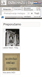 Mobile Screenshot of dizbi.hazu.hr