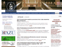 Tablet Screenshot of info.hazu.hr